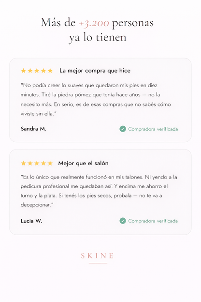 Skine - Limadora Eléctrica para pies