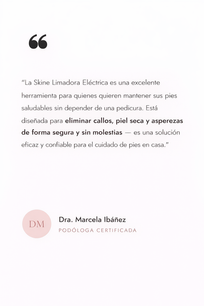 Skine - Limadora Eléctrica para pies